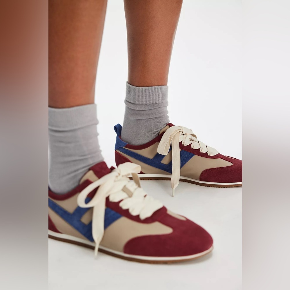 NEW In Box Free People Tennis Shoes in Hickory Silt